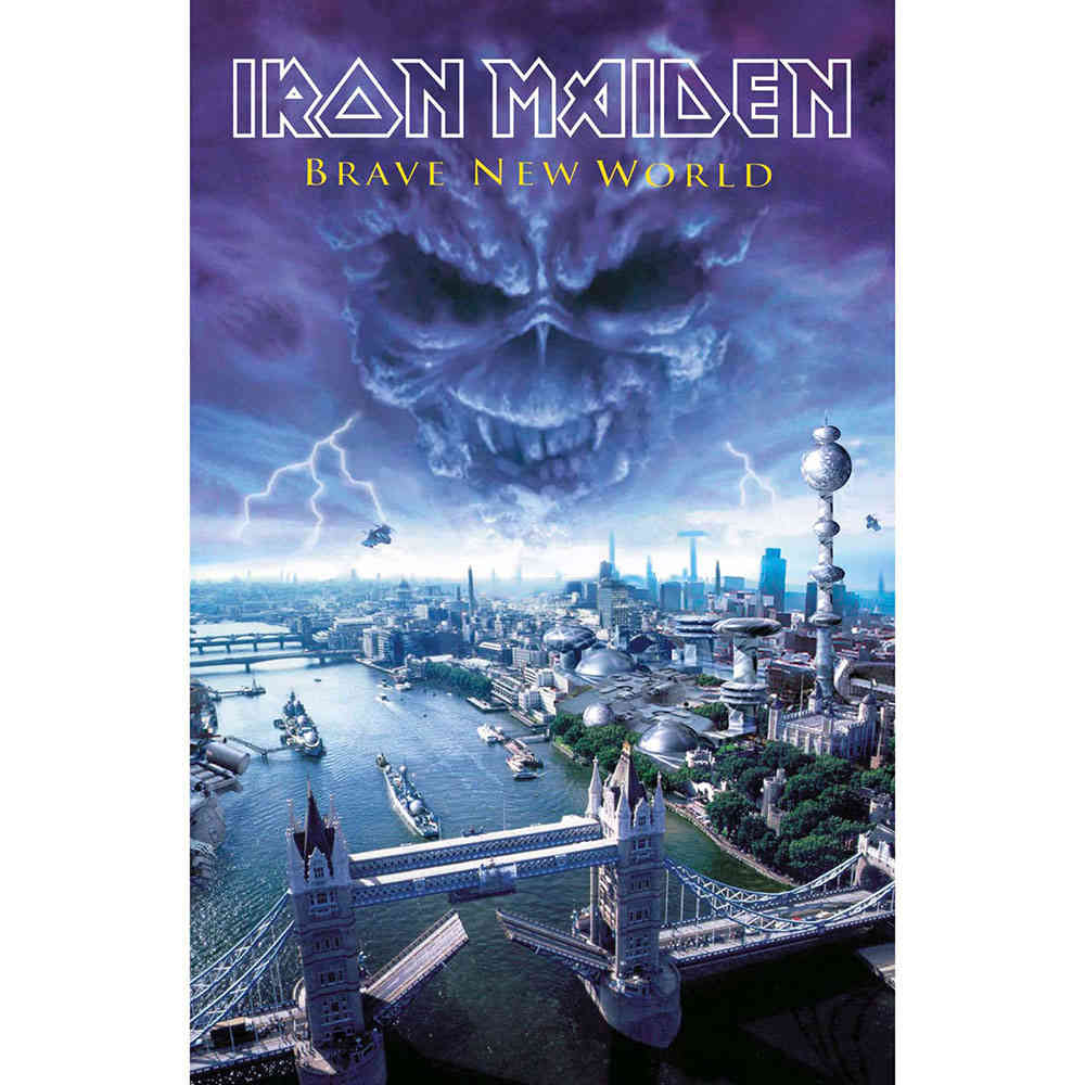 Iron Maiden - Brave New World Textile Poster - Multicolours